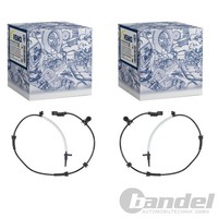 2X Vemo ABS-SENSOR Raddrehzahl Vorne Links+Rechts Passend FüR Tesla Model