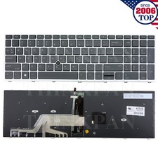 Genuine US Backlit Keyboard for HP ProBook 650 G4 650 G5 655 G4 655G5 L09593-001