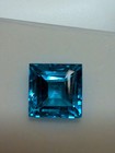 Swiss Blue Topaz 10mm Princess Cut 10.85 cts — photo 6