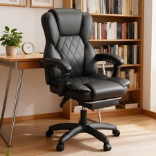 Executive Desk Chair High Back Adjustable Height Ergonomic Swivel Computer Rxbrn
