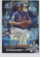 2017 National Convention Bowman Chrome Black Prism Refractor 1/1 Steven Matz w7v