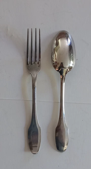 Couvert Enfant en Argent Massif ~ Minerve ~ Avec son coffret - Photo 3/4