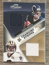 2007 Playoff Prestige #CS-1 Drew Brees Changing Stripes Materials #/250