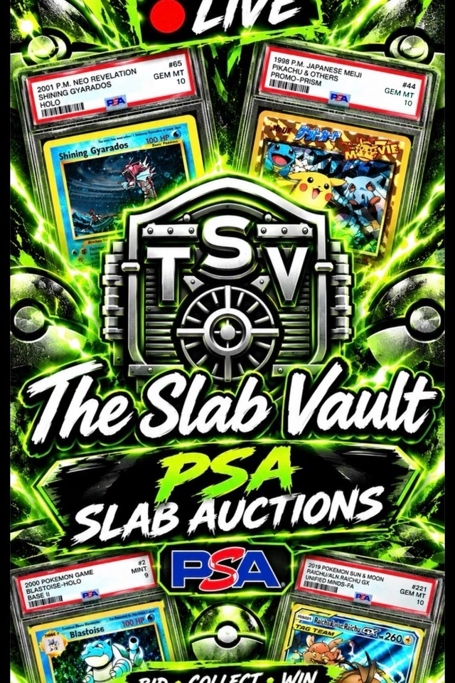 SUDDEN DEATH AND HIGH END POKEMON PSA & CGC SLABS AT AUCTION!