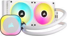 Image of Corsair Icue LINK H100I RGB Liquid CPU Cooler - 240Mm AIO - QX120 RGB Fans - Fit