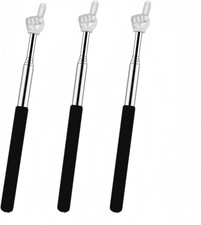 3Pcs Telescopic Pointer Finger Stick for Teachers with Finger Design Retractable