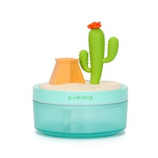 Mini Desk Humidifier with Cactus Landscape Decoration, Colorful Light, 320ml ...