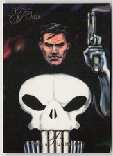 Flair 1994 Marvel The Punisher Trading Card #33 Punisher vs Spider-Man