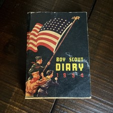 BOY SCOUT DIARY 1954 Boy Scouts of America BSA Calendar Book Scouting Notebook