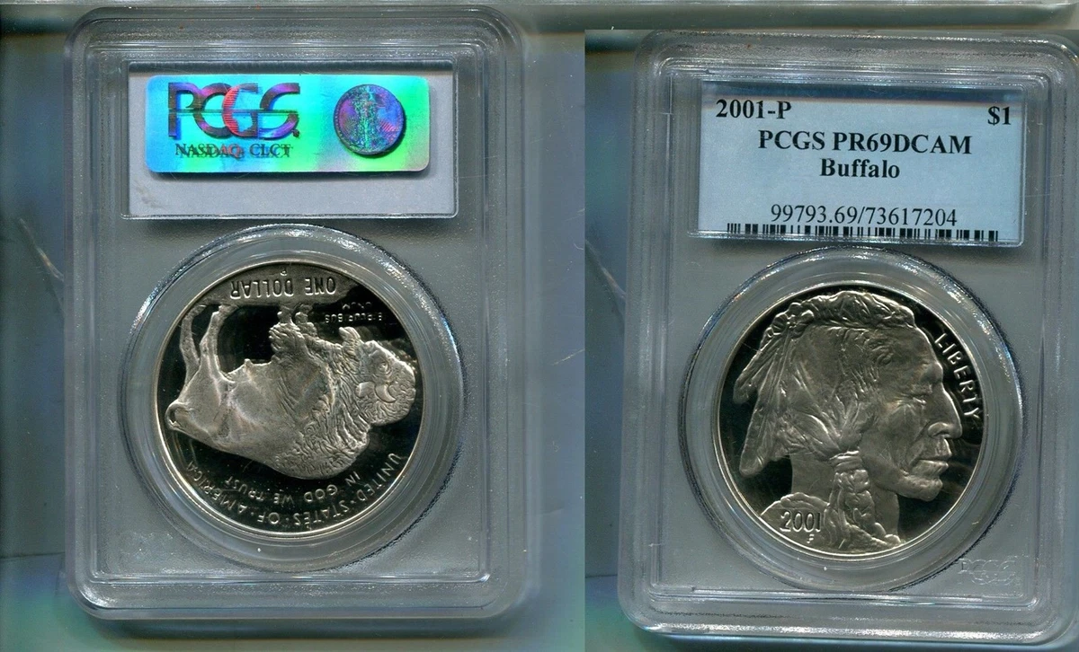 PCGS Certified PR 69 Graded 2001 US Commemorative Coins for sale