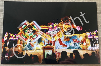 XXL Foto Karussell VORTEX Klünder MelPark - Kirmes Schausteller Modellbau
