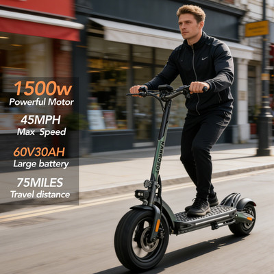 Nanrobot D6+MAX Electric Scooter Dual Motor 45MPH 75 Mile Range Off Road Adult