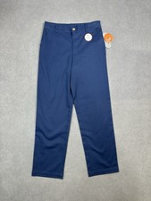 Wonder Nation Boys School Uniform Flat Front Pants Size 14 Navy