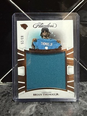 2023 Panini Flawless Brian Thomas Jr Draft Night Jerseys FDNJ-BTJ /25