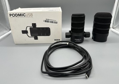 Rode PodMic USB/XLR Dynamic Broadcast Microphone (Black) Free Shipping