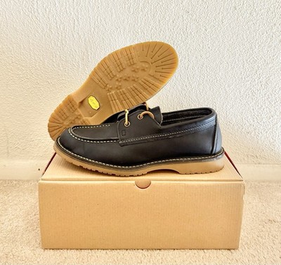 Red Wing 3332 Weekender Camp Moc Shoes Size D Navy Vibram