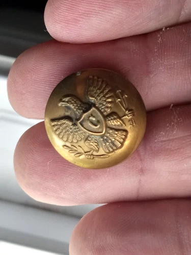 civil war union Cavalry coat button 20 mm((Rmdc) high quality