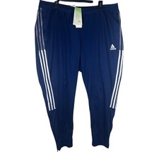 Adidas Tiro Track Pants Women Size 2X Navy Blue AEROREADY Tapered Leg Soccer NEW