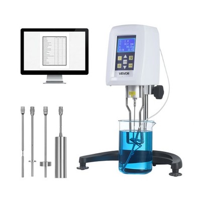 VEVOR Digital Rotary Viscometer Rotational Viscosity Meter 10-100,000 mPa.s(cP)