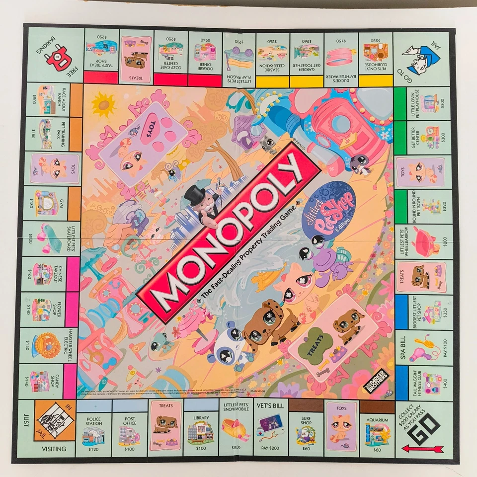 Parker Monopoly Littlest Pet Shop Edition Board Game  - Image 2 of 4