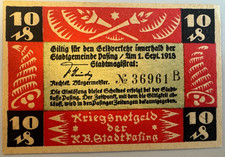05-14  Pasing, 10 Pfennig, 01.09.1918, Erh.: UNC-