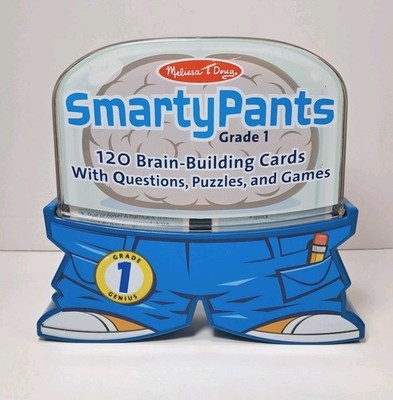 Melissa & Doug- Smarty Pants 1st Grade - 120 Educational Questions,Puzzles Cards