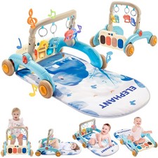 Baby Play Gym Walker, Kick  Play Piano Mat, Musical Tummy Time, Boys  Girls