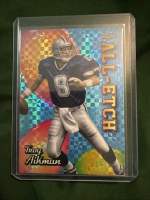 2024 Topps Chrome Troy Aikman All-Etch  X-Fractor Cowboys #CAE-TA