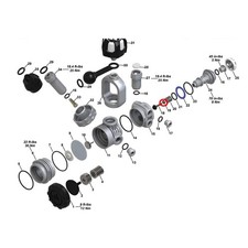 SF-1 TopDeal: Apeks O-Ring für 1. Stufe Führungschraube und HP Dichtung (AP1299)