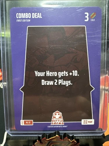 2025 BoBA Bo Jackson Battle Arena Alpha Update SP Play Card #PL-17 Combo Deal
