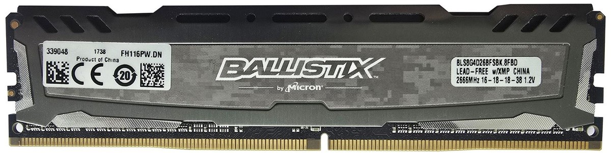 【Crucial】Ballistix Sports LT 8GB×2 メモリ Amazon | Crucial [Micron製] DDR4 デスク用メモリー 8GB x2