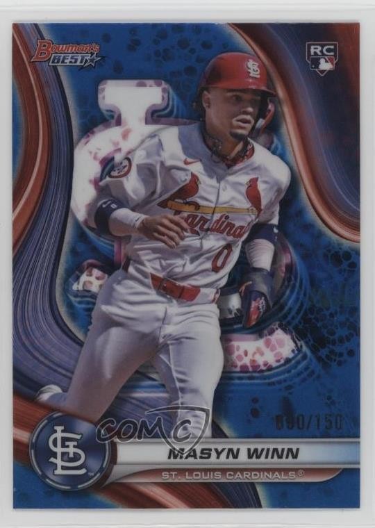 2024 Bowman's Best Blue Refractor 90/150 Masyn Winn #60 1l2