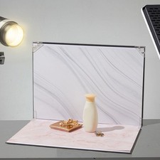 Photo Backdrop Board Table Top Food Background Kit for Food Jewelry  Mini Items