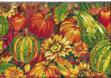 100 cotton Thanksgiving fabric "Harvest Master" by Fabri-Quilt