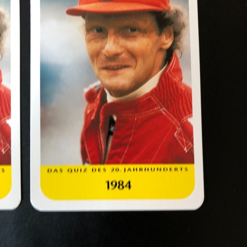 Nicki Lauda 1998 Harenberg The 20th Century Quiz Card Lot German Formula One - Picture 6 of 10