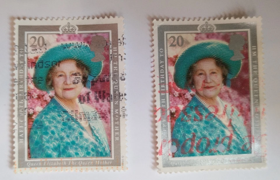 [023] 4 sellos UK Royal Mail, Her Majesty the queen - Imagen 2 de 4