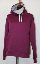 Under Armour Fitted M Wine Red Pullover Quilted Long Sleeve Cowl Neck Sweatshirt