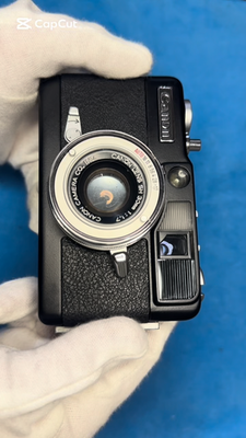 Black All Works! [ N MINT w/ Case ] Canon Demi EE17 Half Film