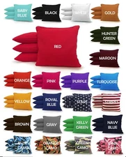 All Weather Cornhole Bag -Pack of 4- Regulation size & weight bags -25 Colors - 