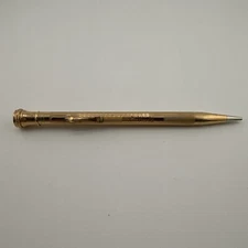 Vintage Wahl Eversharp Mechanical Pencil Gold Filled Art Deco Design - WORKS