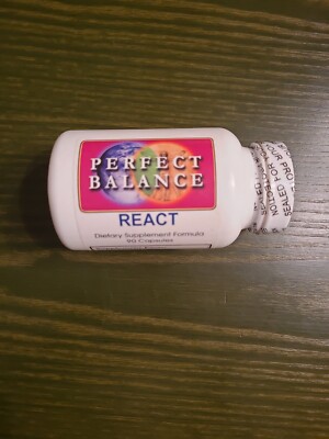 New..Perfect Balance REACT 90 Dietary Supplement Formulated For Immune Health 