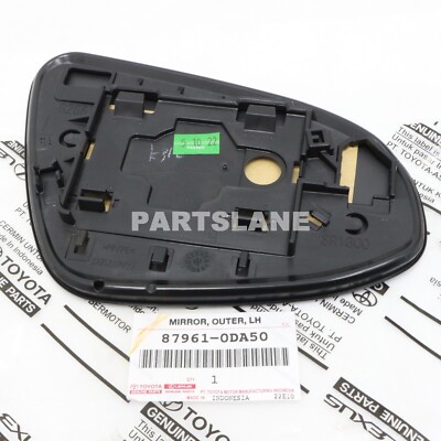 87961-0DA50 Toyota OEM Genuine MIRROR OUTER, LH | eBay