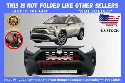 Fit 2019 - 2023 Toyota Rav4 Front Complete Bumper Assembly w/Fog ...