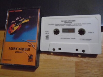 RARE OOP Robby Krieger CASSETTE TAPE Versions 1982 DOORS Ray Manzarek Densmore !