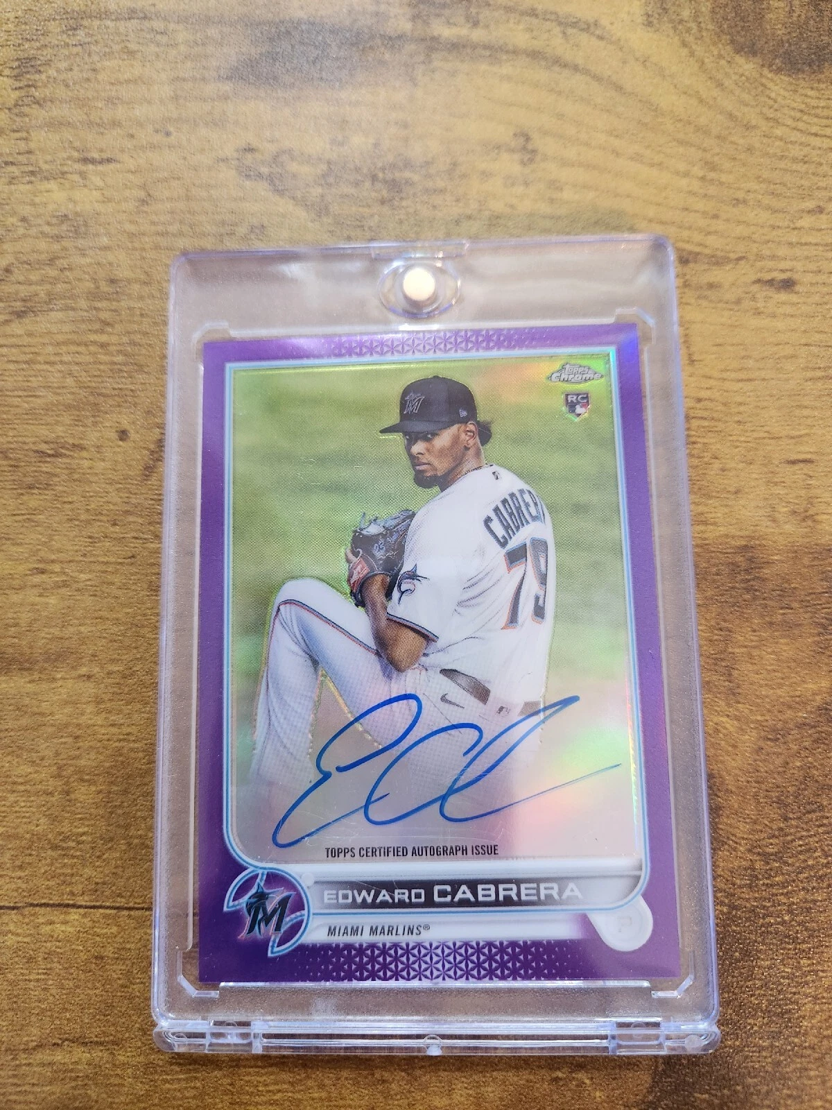 Edward Cabrera Auto Rookie #199/250 2022 Topps Chrome