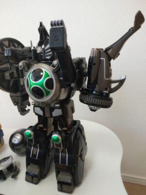Power Rangers Ninja Storm Hurricaneger DX Megazord Chogokin black