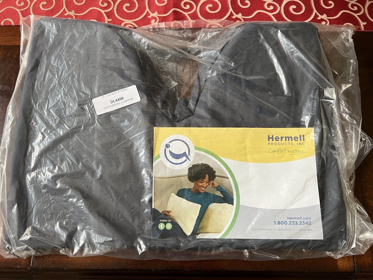 Hermell Products DL4406 Orthopedic Comfort Wedge Cushion Low Back Coccyx  Area