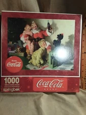 Springbok Coca-Cola Santa & Friends 1000 piece Jigsaw Puzzle NEW IN BOX Coke