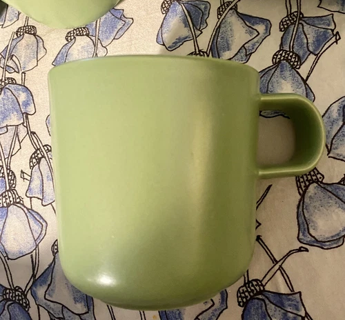 Scandinavian Hoganas Keramik Sweden Green , Coffee/Tea Mug 3.5”