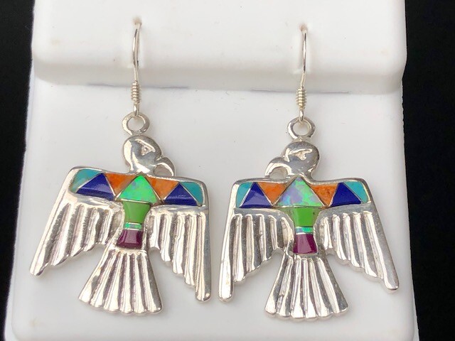 Bold Native Pride beautiful Eagle Thunderbird Ear… - image 4